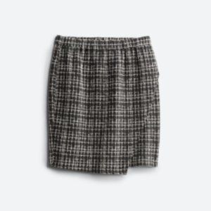 SKIES ARE BLUE Arisa Textured Skirt  1X | Black